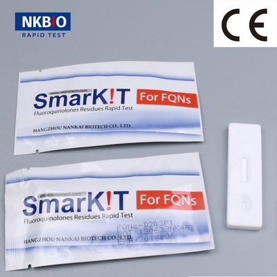 China Fluoroquinolone Test Kit In Seafood Shrimp And Poultry Meat Rapid Diagnostic Test Kit Temperature Storage supplier