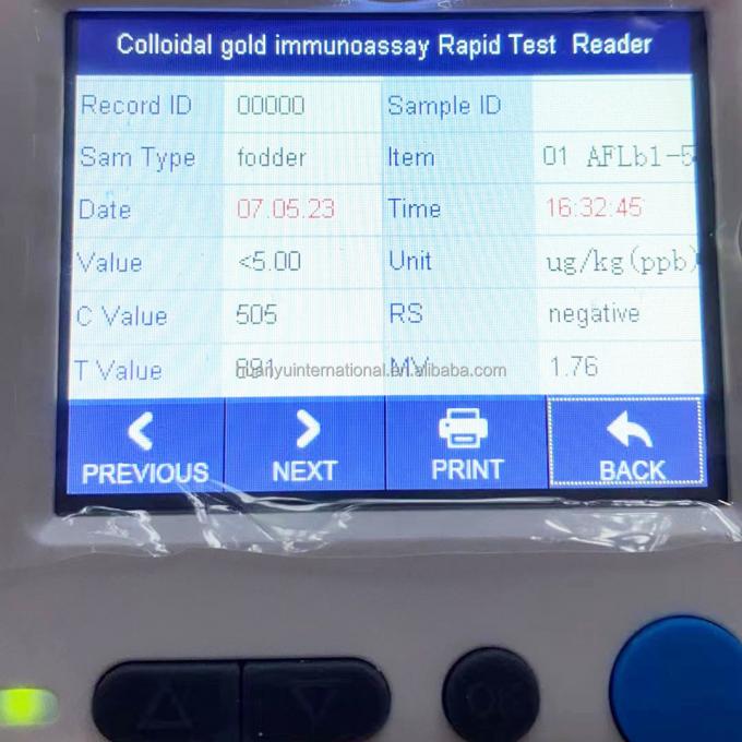 Pesticide Quantitative Rapid Lateral Flow Test Kit Pesticide Rapid Diagnosis Kit