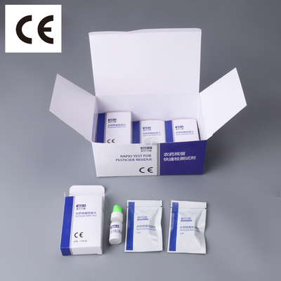 China Chlorpyrifos Rapid Test Kit Pesticide Test Strips Diagnostic Rapid Test In Fruit And Veg Products One Step Test supplier