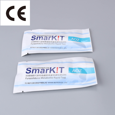 China Furazolidone Rapid Test Kit Honey Antibiotic Test Kit Diagnostic Rapid Test Kit One Step Test Temperature Storage supplier