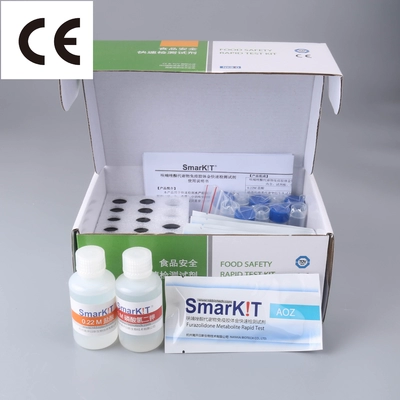 China Furazolidone Rapid Test Kit In Seafood Shrimp And Poultry Meat Rapid Diagnostic Test Kit supplier