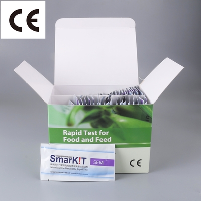 China Nitrofurazone Rapid Test Kit Egg Nitrofurazone Rapid Test Kit Eggs Test Cassette supplier