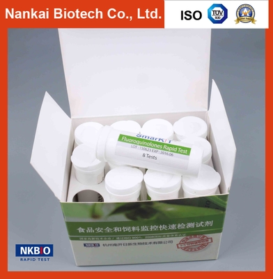 China Fluoroquinolones  rapid diagnostic one step Test Kit for Milk supplier