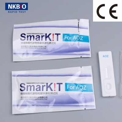 China Nitrofuran AOZ Rapid Test Strip Kit for Seafood Fish Meat Tissue Analysis supplier