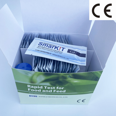 China Heavy Metal Cadmium Rapid Test Kit In Seafood Shrimp And Poultry Meat Rapid Diagnostic Test Kit Temperature Storage supplier