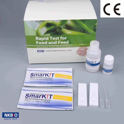 China Sulfa Drug Rapid Test Kit Honey Test Strips Diagnostic Rapid Test Kit Honey Antibiotics Test Kit Temperature Storage supplier