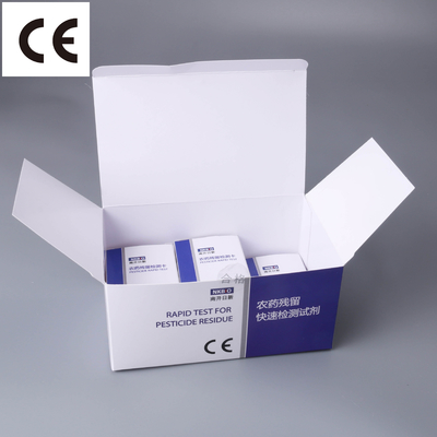 Carbaryl Rapid Test Kit Fruit And Vegetable Test Diagnostic Rapid Test Pesticides Test Strips supplier