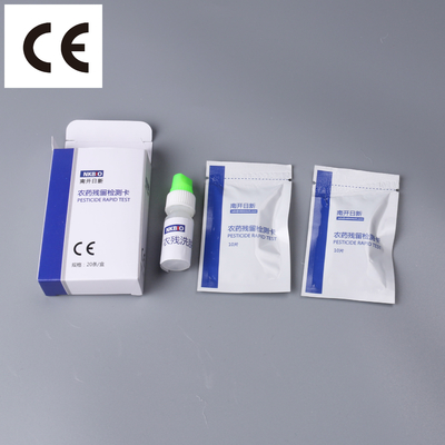 6-Benzylaminopurine Rapid Test Kit Pesticide Test Kit Diagnostic Rapid Test Fruit And Vegetable Tests One Step Test supplier