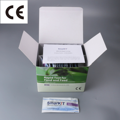 Aflatoxin Rapid Test Kit for corn peanut grain cereal maize wheat flour supplier