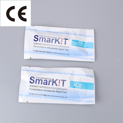 Furazolidone Rapid Test Kit In Seafood Shrimp And Poultry Meat Rapid Diagnostic Test Kit supplier