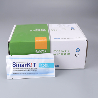 Furazolidone Rapid Test Kit Furazolidone Residues Test Strips in Eggs Rapid Diagnostic Test Kit supplier