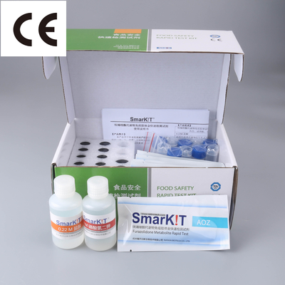 Furazolidone Rapid Test Kit In Seafood Shrimp And Poultry Meat Rapid Diagnostic Test Kit supplier