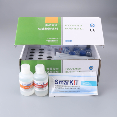 Furazolidone Rapid Test Kit Furazolidone Residues Test Strips in Eggs Rapid Diagnostic Test Kit supplier