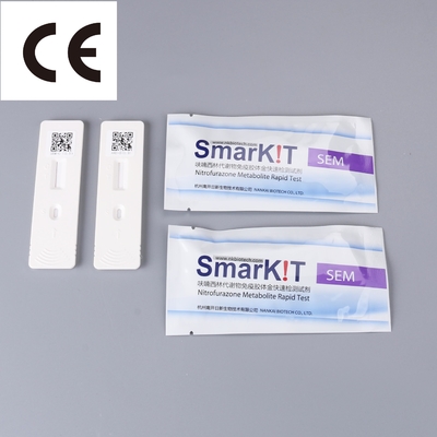 Nitrofuran 4-in-1 AOZ AMOZ AHD SEND Combo Residue Rapid Test Kit for Seafood, Shrimp & Fish | CE & ISO Certified supplier