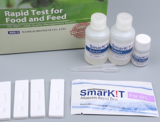 Aflatoxin  rapid diagnostic one step Rapid Test Kit for feeds and grains supplier