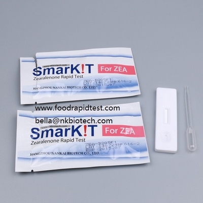 Zearalenone Rapid Test Kit Aflatoxin B1 Test Kit For Corn nuts peanuts One Step Test supplier