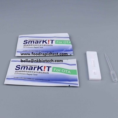 Ochratoxin Rapid Test Kit Total Aflatoxin Test Kit For Corn Wheat Grain Diagnostic Test Kit One Step Test supplier