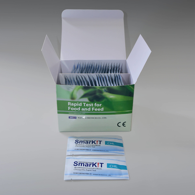 Pesticide Chlorpyrifos Rapid Diagnosis Test Kit For Rice Grain Cereal Fuits Vegetables Tea Leaves supplier