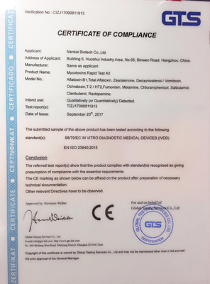 HT2/T2 Rapid Test Kit for Grains (Mycotoxin Test) supplier