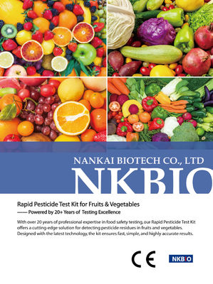 Carbendazim Rapid Test Kit for Fruit, Vegetables & Grain | EU Standard Pesticide Residue Detection supplier