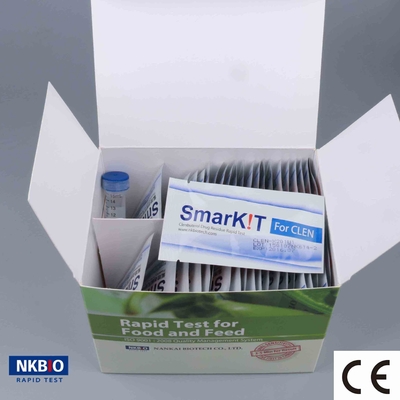 Clenbuterol Hydrochloride Rapid Test Kit For Pork, Chicken, Beef Antibiotic Test Strips Diagnostic Test Kit supplier