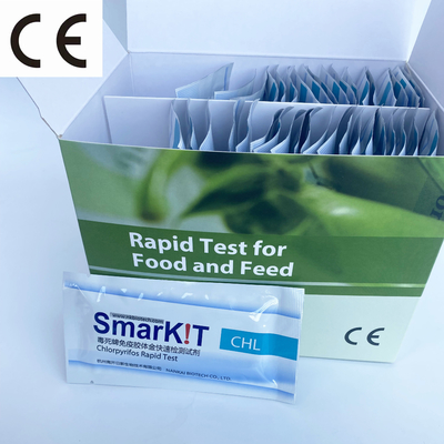 Pesticide Chlorpyrifos Rapid Test Kit in vegetable and Fruit supplier