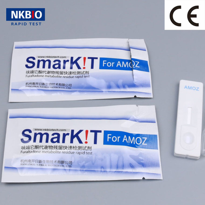 Furaltadone Rapid Test Kit Honey Antibiotic Test Kits Diagnostic Test Kit One Step Test Temperature Storage supplier