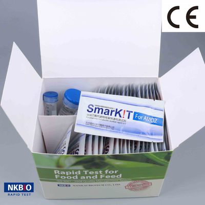 Furaltadone Rapid Test Kit Honey Antibiotic Test Kits Diagnostic Test Kit One Step Test Temperature Storage supplier